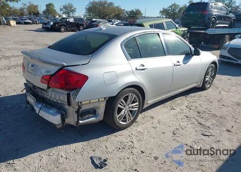 2012 Infiniti G37 Journey from USA, damaged, VIN JN1CV6AP2CM935923